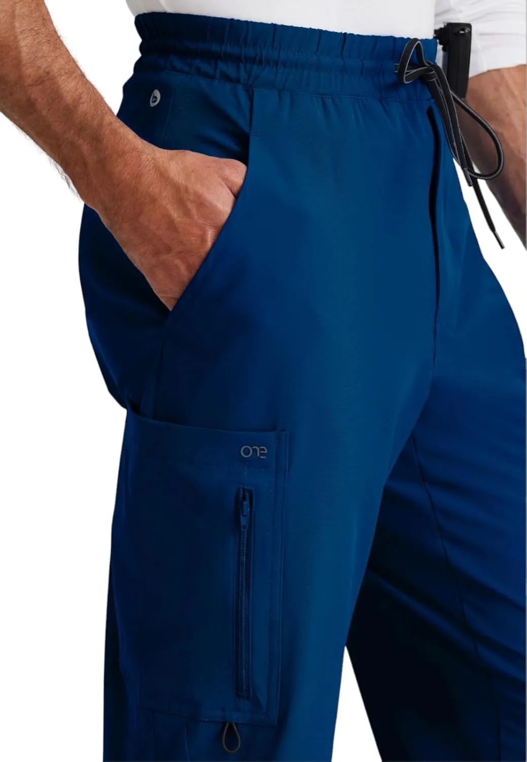 BARCO One Vortex Scrub Jogger for Men - Elastic Waist Eco-Friendly Fabric, Anti-Wrinkle, 4-Way Stretch Men's Scrub Pant