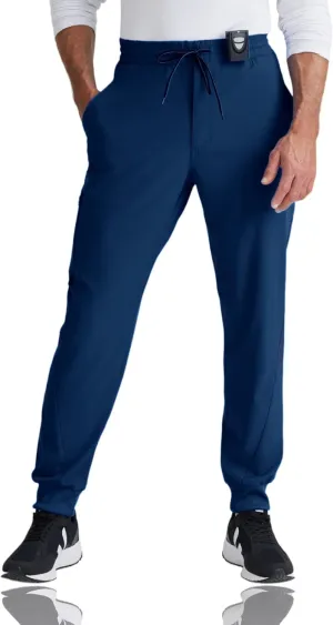 BARCO One Vortex Scrub Jogger for Men - Elastic Waist Eco-Friendly Fabric, Anti-Wrinkle, 4-Way Stretch Men's Scrub Pant