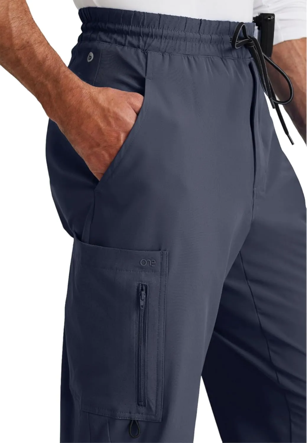 BARCO One Vortex Scrub Jogger for Men - Elastic Waist Eco-Friendly Fabric, Anti-Wrinkle, 4-Way Stretch Men's Scrub Pant