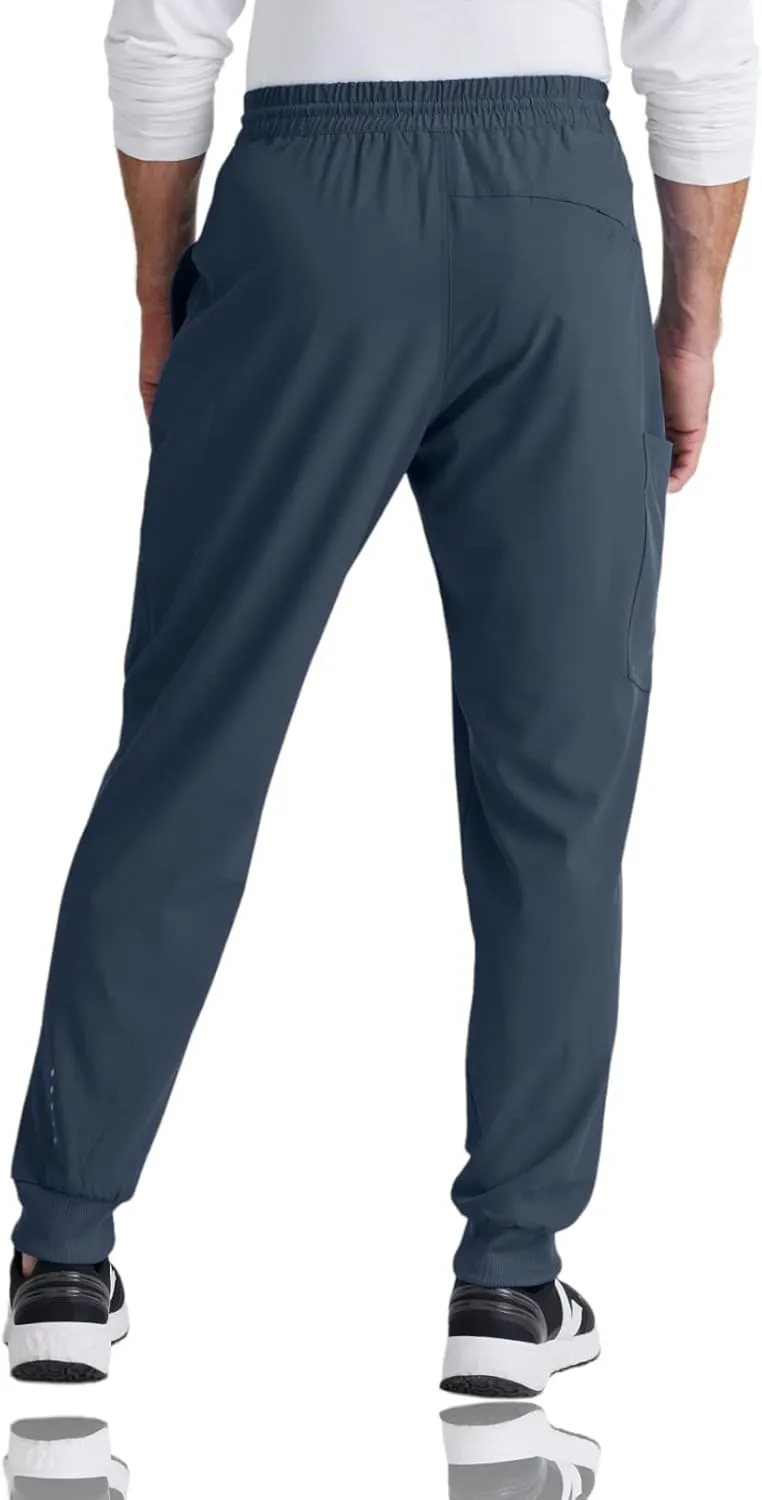 BARCO One Vortex Scrub Jogger for Men - Elastic Waist Eco-Friendly Fabric, Anti-Wrinkle, 4-Way Stretch Men's Scrub Pant