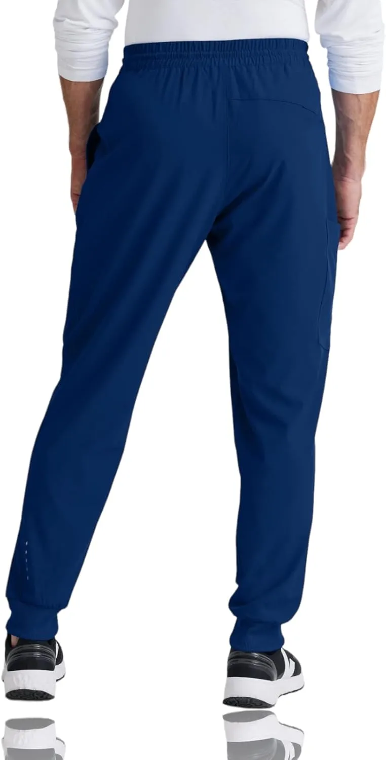 BARCO One Vortex Scrub Jogger for Men - Elastic Waist Eco-Friendly Fabric, Anti-Wrinkle, 4-Way Stretch Men's Scrub Pant