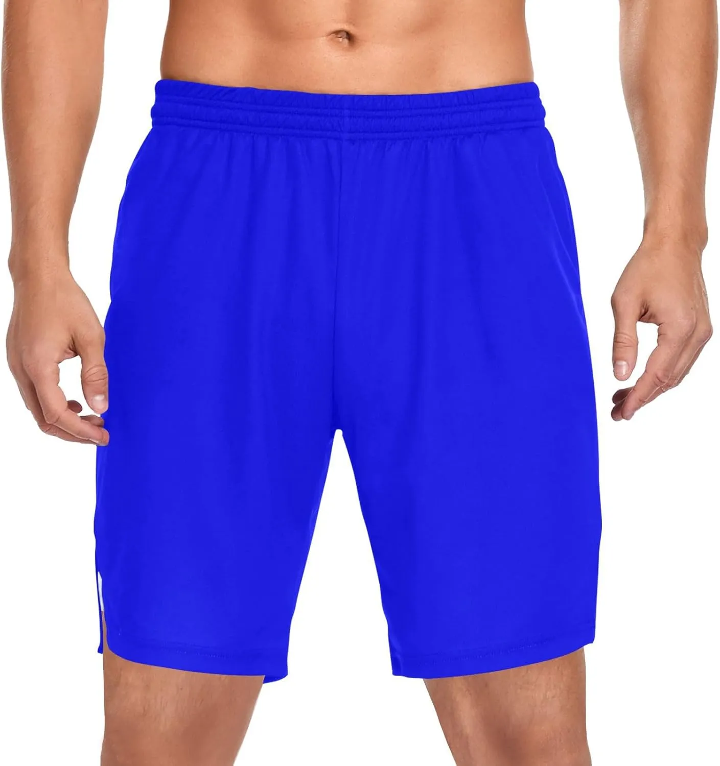 Black Athletic Shorts for Men with Pockets and Liners Quick Dry Running Workout Shorts S Black