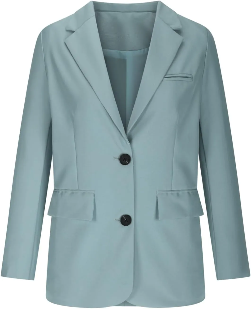 Blazers for Women Dressy Casual Open Front Long Sleeve Work Office Suit Jackets Elegant Button Lapel Business Blazer