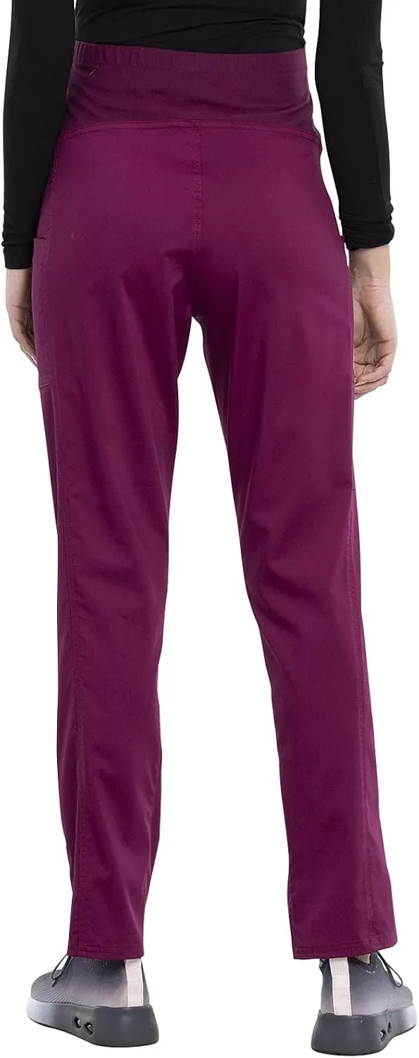 Cherokee Maternity Scrub Pants for Women Straight Leg Bottoms with Belly Coverage, Ultra Soft 2-Way Stretch Fabric - WW155