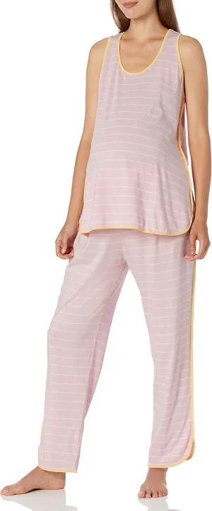 Cosabella Women's Florida Printed Maternity Tank Top & Pant