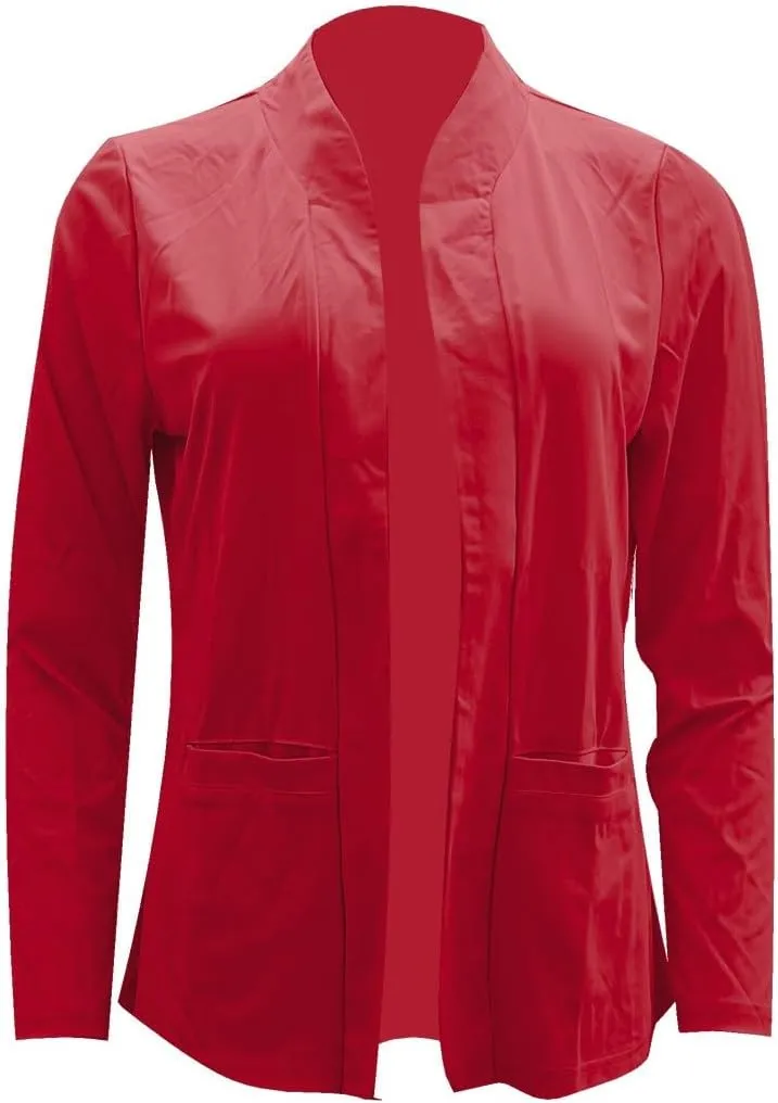 Deconstructed Blazers for Women Lapel Open Front Dress Blazer Jacket Plus Size Comfy Office Work Business