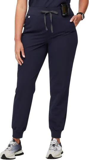 FIGS Zamora High Waisted Jogger Style Scrub Pants for Women — Slim Fit, 6 Pockets, High Rise Yoga Waistband Women Scrub Pants