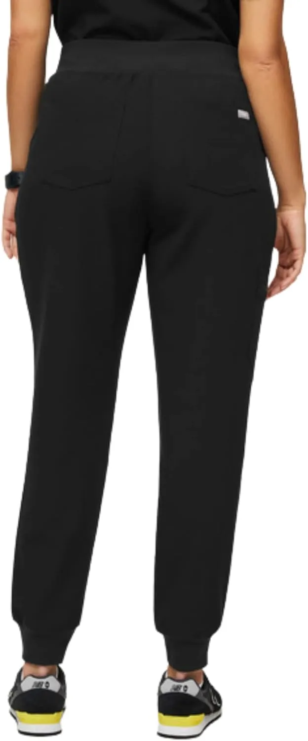 FIGS Zamora High Waisted Jogger Style Scrub Pants for Women — Slim Fit, 6 Pockets, High Rise Yoga Waistband Women Scrub Pants