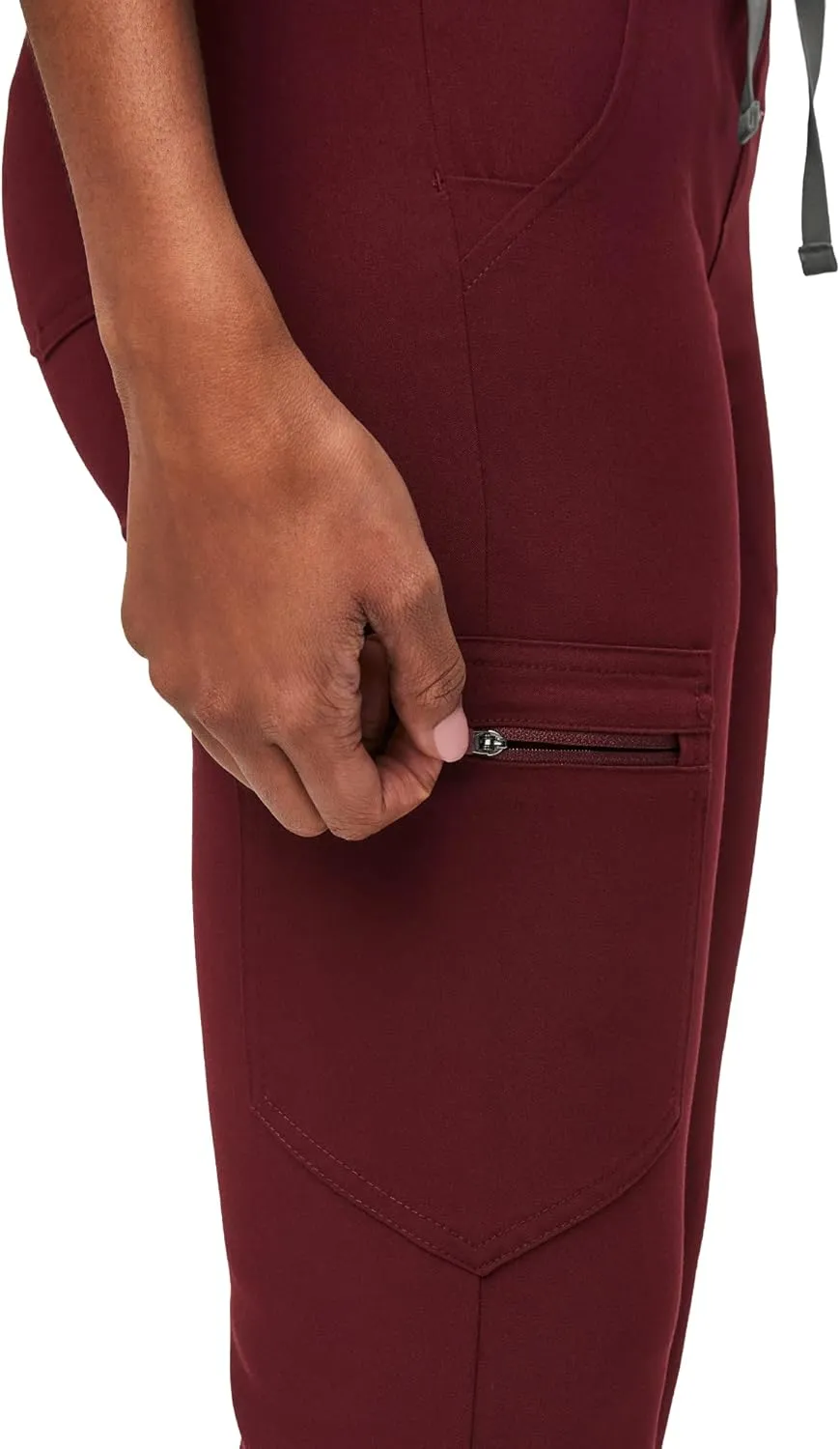 FIGS Zamora Jogger Style Scrub Pants for Women — Slim Fit, 6 Pockets, Yoga Waistband, Ribbed Ankle Cuffs, Anti-Wrinkle
