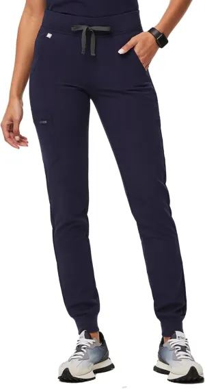 FIGS Zamora Jogger Style Scrub Pants for Women — Slim Fit, 6 Pockets, Yoga Waistband, Ribbed Ankle Cuffs, Anti-Wrinkle
