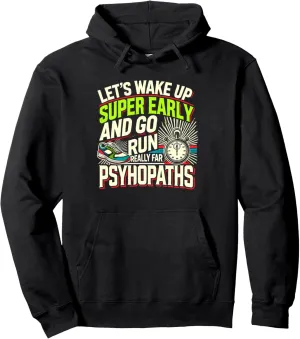 Funny Running Jogging Sprinting Training Marathoner Pullover Hoodie