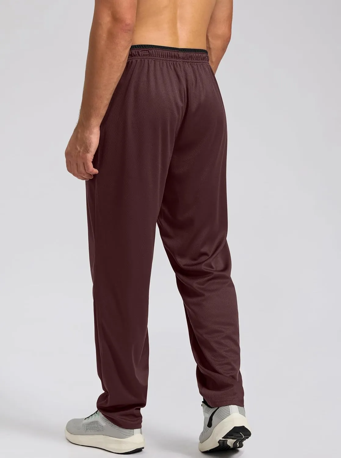 G Gradual Men's Sweatpants Mesh Lightweight with Zip Pockets Breathable Quick Dry Athletic Pants for Workout Running
