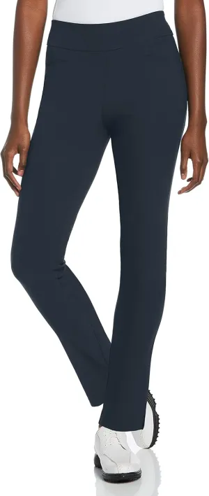 Grand Slam Women’s Pull-On Golf Pants, Stretch Fabric, Moisture-Wicking, Flat Front Design, Quality Women's Golf Clothing