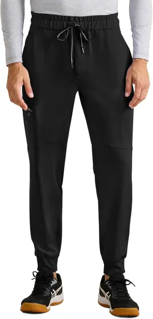 Healing Hands Men's Scrub Pant Nolen Jogger with 6 Pocket, Moisture Wicking, 360° Stretch & Recycled Fibers 9172