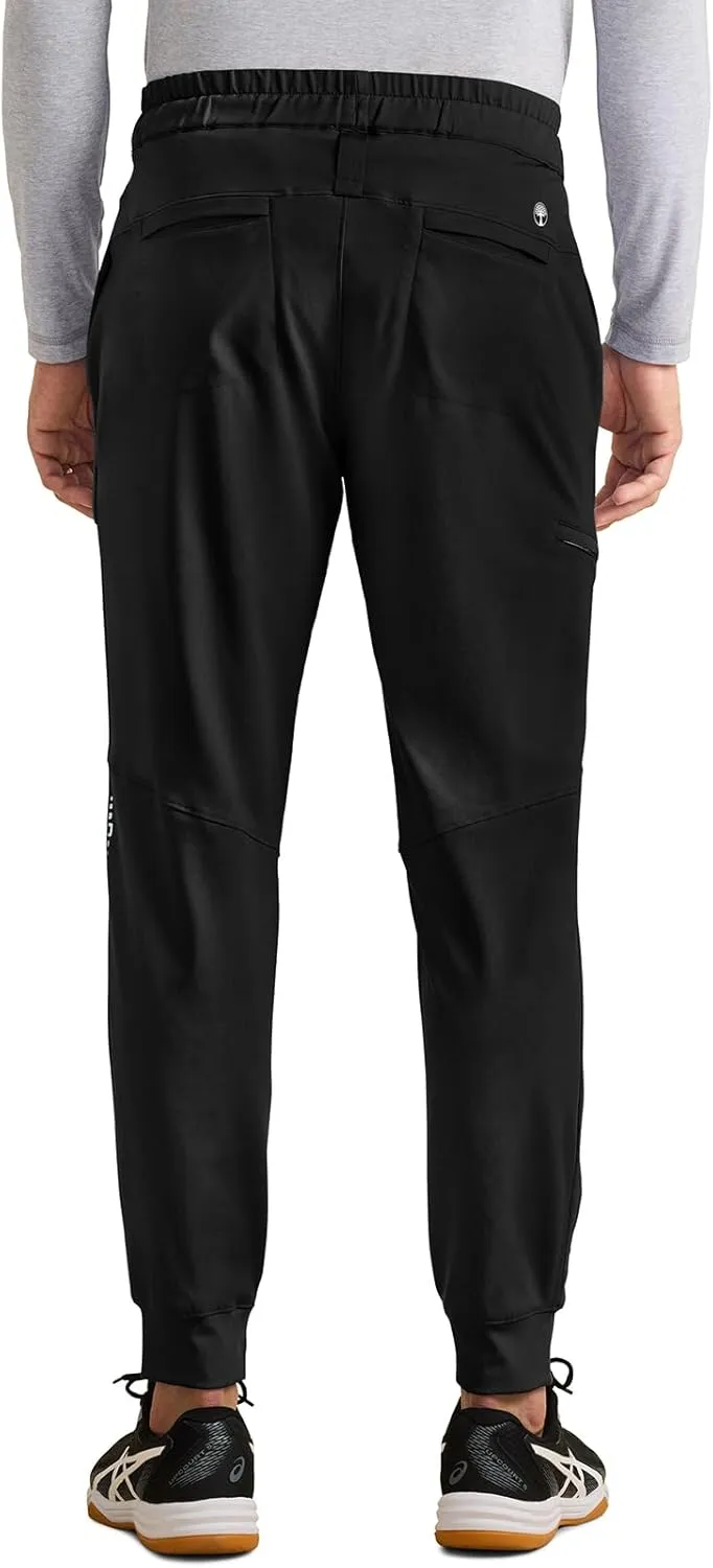 Healing Hands Men's Scrub Pant Nolen Jogger with 6 Pocket, Moisture Wicking, 360° Stretch & Recycled Fibers 9172