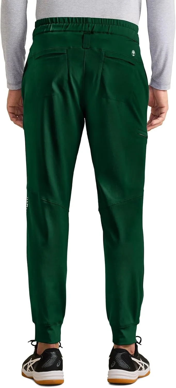 Healing Hands Men's Scrub Pant Nolen Jogger with 6 Pocket, Moisture Wicking, 360° Stretch & Recycled Fibers 9172