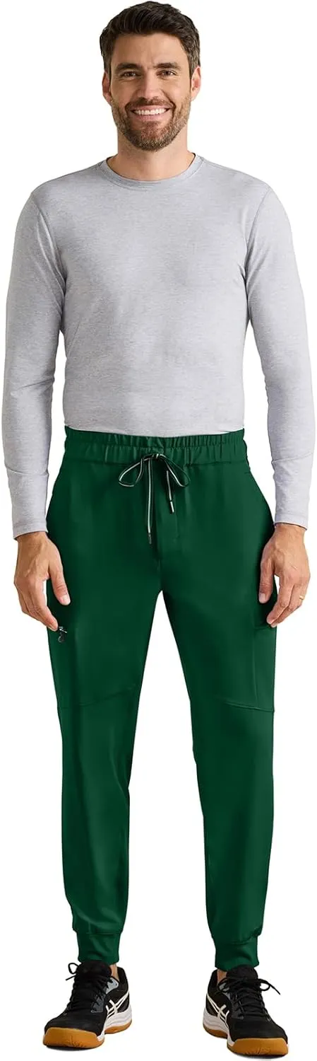 Healing Hands Men's Scrub Pant Nolen Jogger with 6 Pocket, Moisture Wicking, 360° Stretch & Recycled Fibers 9172