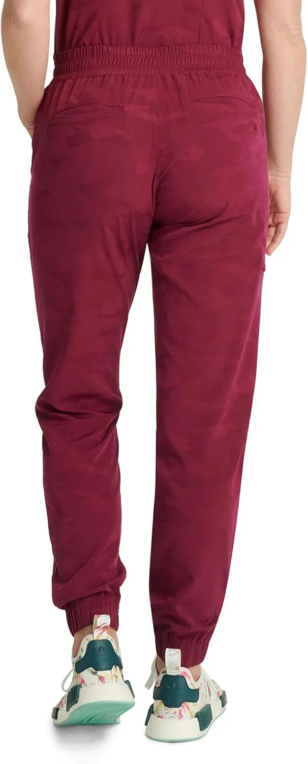 Healing Hands Scrub for Women Cargo Jogger Pants with Drawstring Waistband,360° Stretch Fabric, and Elastic Leg Cuff 9350