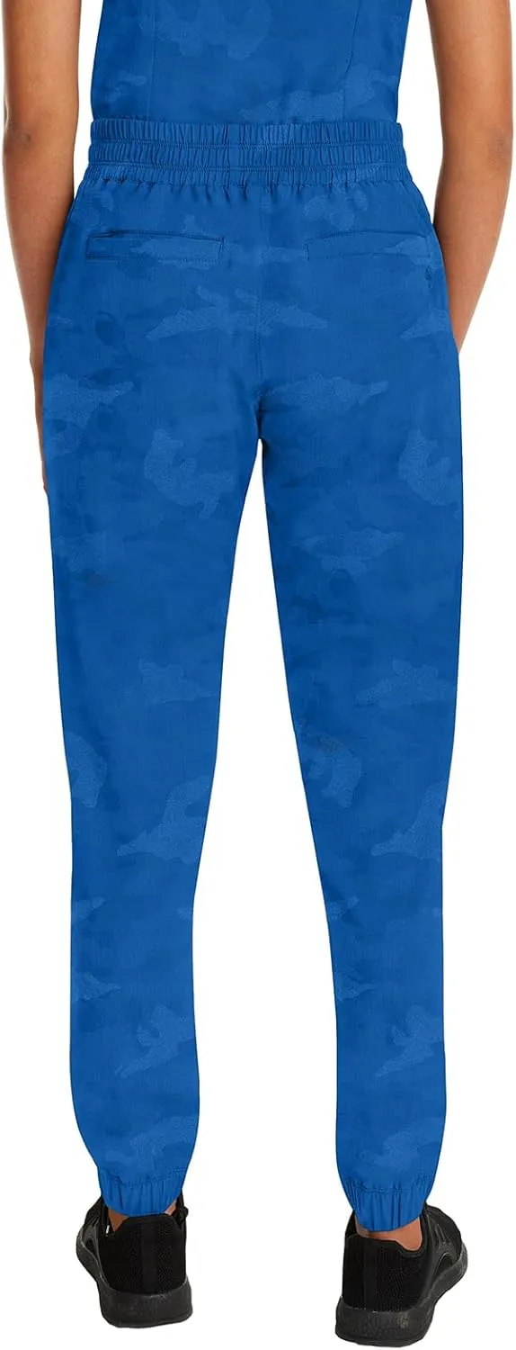 Healing Hands Scrub for Women Cargo Jogger Pants with Drawstring Waistband,360° Stretch Fabric, and Elastic Leg Cuff 9350