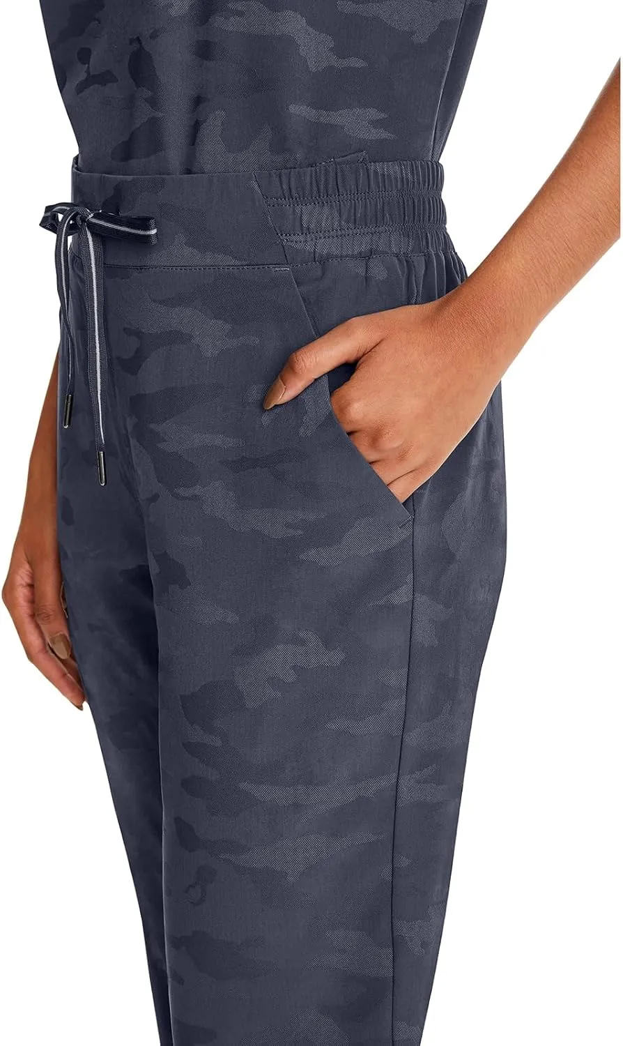 Healing Hands Scrub for Women Cargo Jogger Pants with Drawstring Waistband,360° Stretch Fabric, and Elastic Leg Cuff 9350