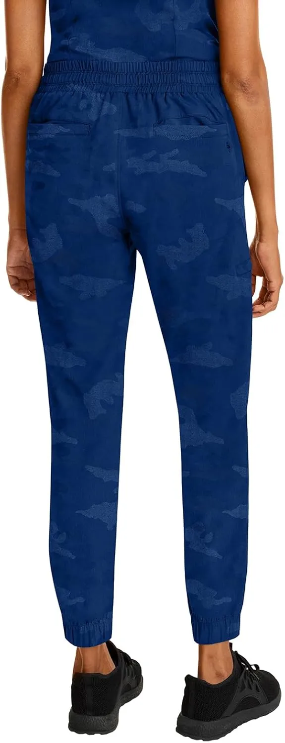 Healing Hands Scrub for Women Cargo Jogger Pants with Drawstring Waistband,360° Stretch Fabric, and Elastic Leg Cuff 9350