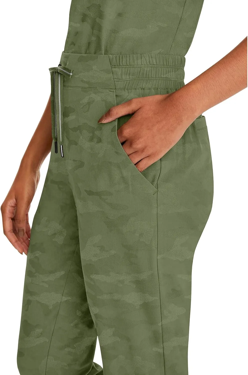 Healing Hands Scrub for Women Cargo Jogger Pants with Drawstring Waistband,360° Stretch Fabric, and Elastic Leg Cuff 9350