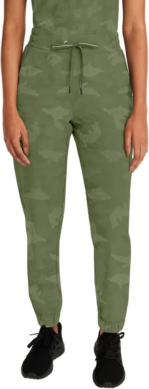 Healing Hands Scrub for Women Cargo Jogger Pants with Drawstring Waistband,360° Stretch Fabric, and Elastic Leg Cuff 9350