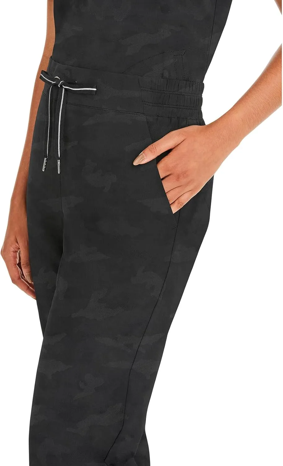 Healing Hands Scrub for Women Cargo Jogger Pants with Drawstring Waistband,360° Stretch Fabric, and Elastic Leg Cuff 9350