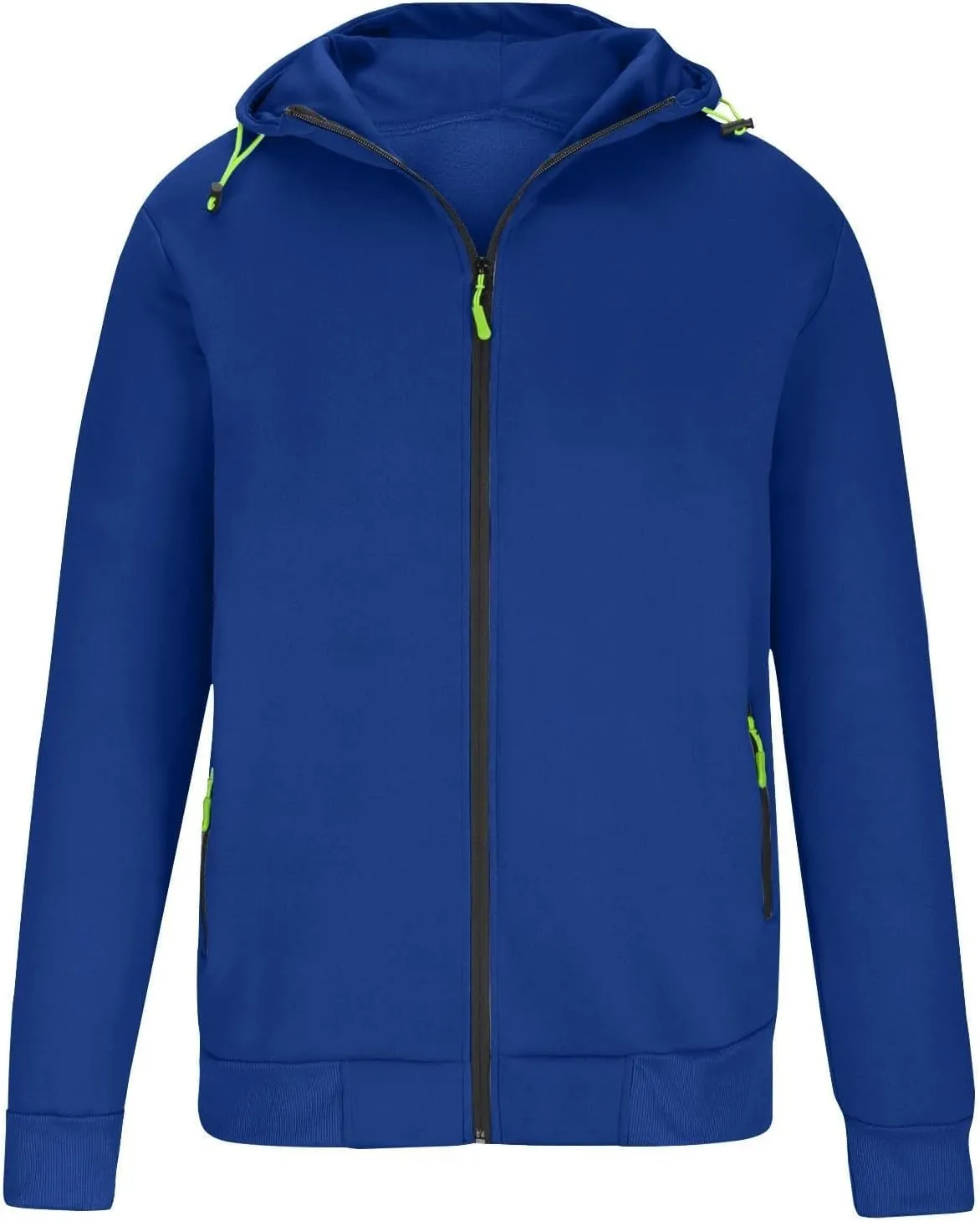 Hoodies for Men Zip up Fall Spring Casual Long Sleeve Sweatshirts Sports Training Hooded Jackets with Zip Pockets