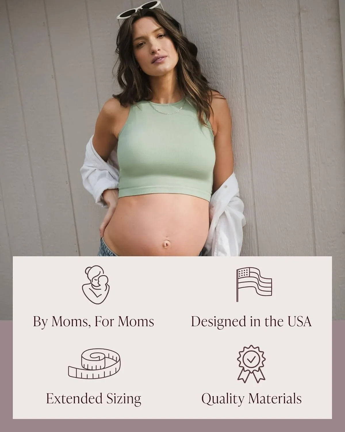 Kindred Bravely Sublime Longline Nursing & Maternity Bra for Breastfeeding | Nursing Tank Tops