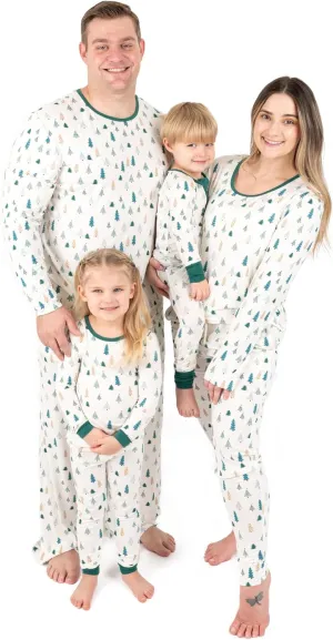 Leveret Matching Family Bamboo Pajamas Variety of Prints (Size 0 Months-XX-Large)