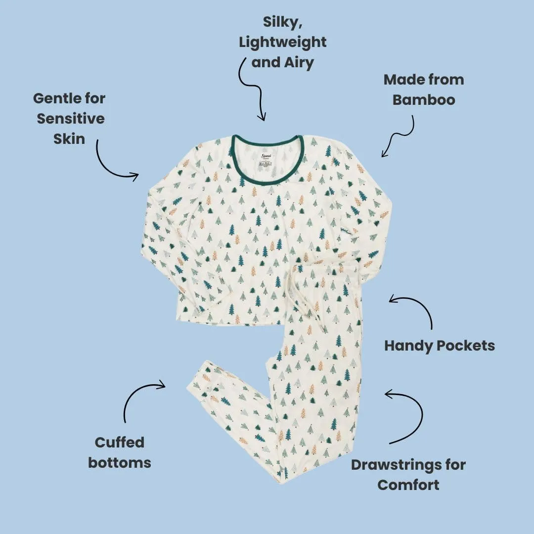Leveret Matching Family Bamboo Pajamas Variety of Prints (Size 0 Months-XX-Large)