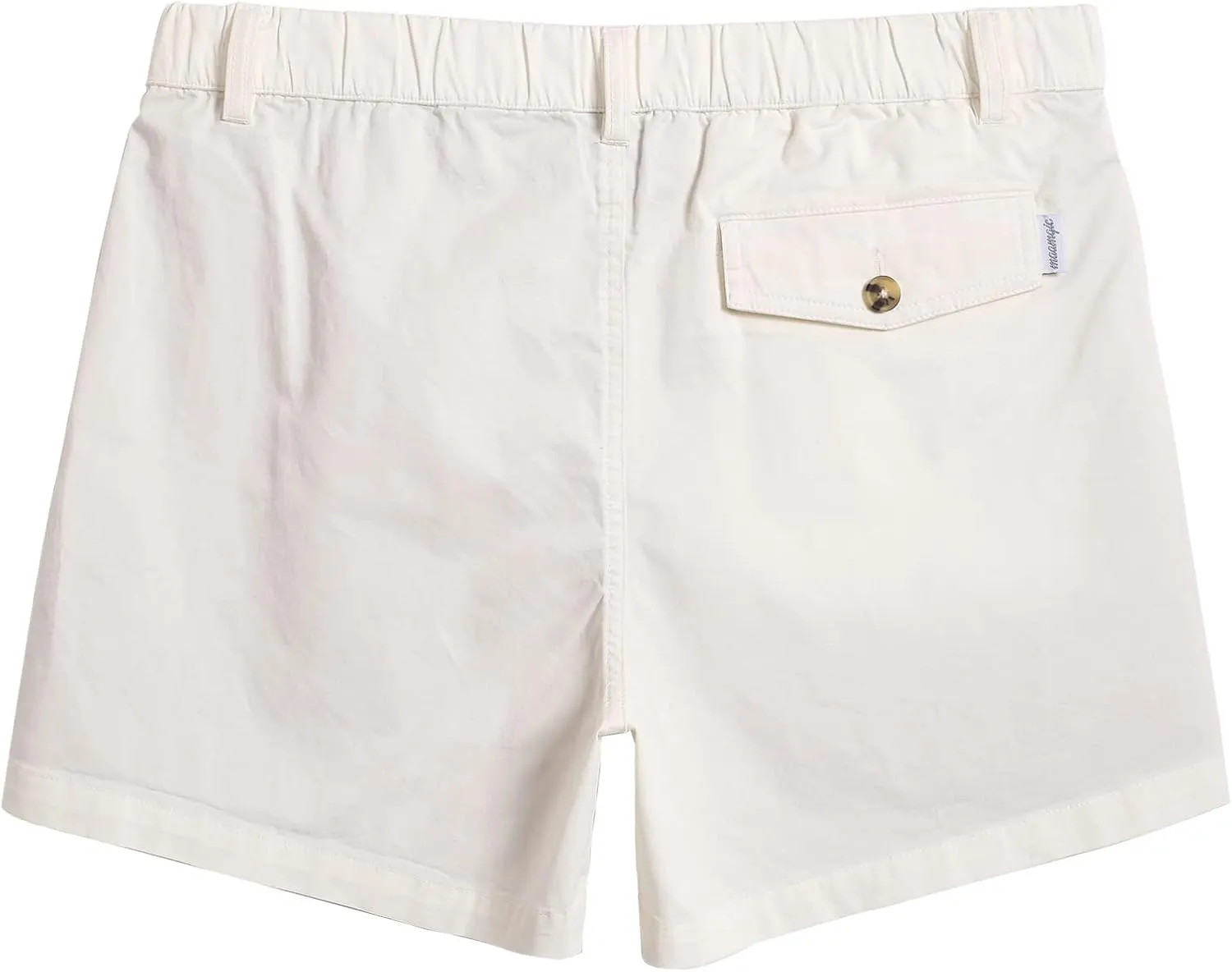 maamgic Mens Shorts Casual 4 Inch Cotton Casual Shorts for Men Elastic Waistband Mens Casual Shorts Daily Wear