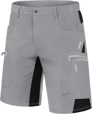 MAGCOMSEN Men's Hiking Shorts 5 Pockets Ripstop, Quick Dry, Summer Athletic Shorts for Workout, Hiking, Cycling