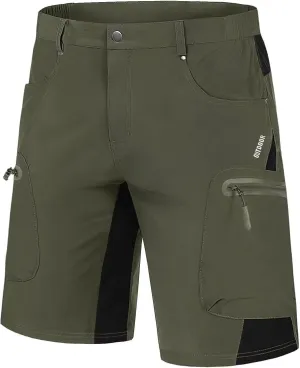 MAGCOMSEN Men's Hiking Shorts 5 Pockets Ripstop, Quick Dry, Summer Athletic Shorts for Workout, Hiking, Cycling