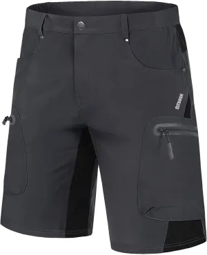 MAGCOMSEN Men's Hiking Shorts 5 Pockets Ripstop, Quick Dry, Summer Athletic Shorts for Workout, Hiking, Cycling