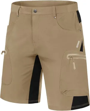 MAGCOMSEN Men's Hiking Shorts 5 Pockets Ripstop, Quick Dry, Summer Athletic Shorts for Workout, Hiking, Cycling