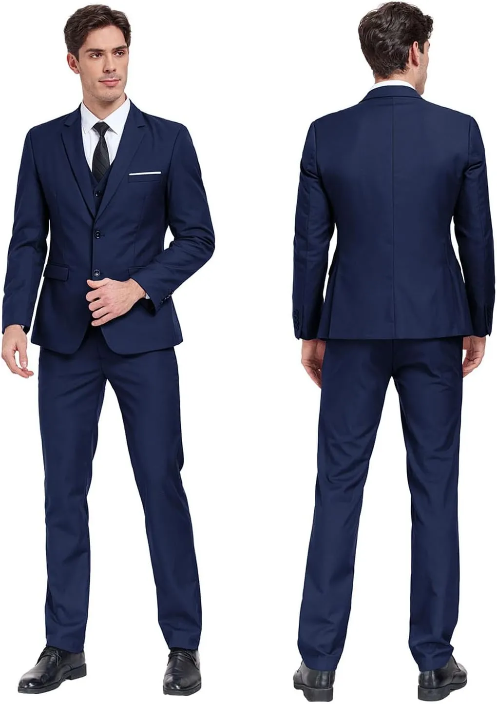 Men Suits 3 Pieces Set Slim Fit Prom Suit Tuxedo Business Formal Suit Wedding Suit Jacket Vest and Pant Suits