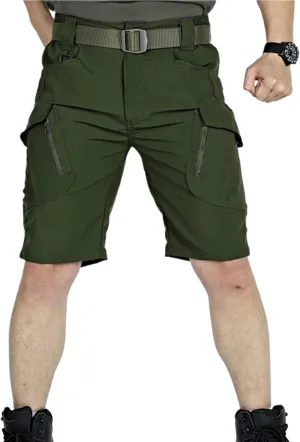 Mens Cargo Shorts Casual Quick-Drying Utility Work Summer Shorts with Pockets