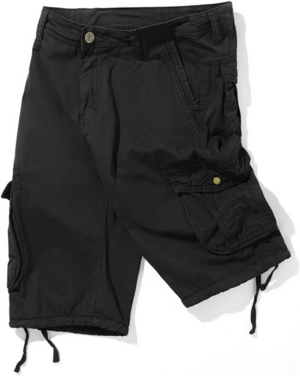 Men's Cargo Shorts Utility Work Shorts Cotton 6 Pockets Outdoor Hiking Shorts