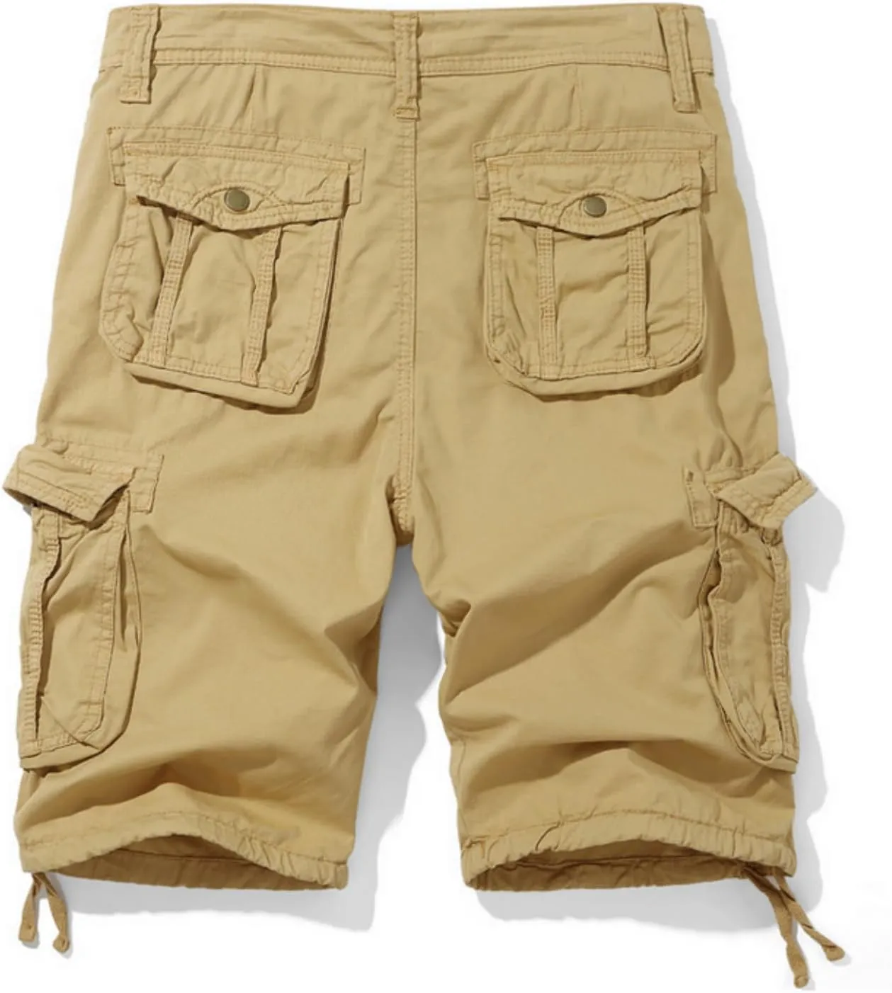 Men's Cargo Shorts Utility Work Shorts Cotton 6 Pockets Outdoor Hiking Shorts
