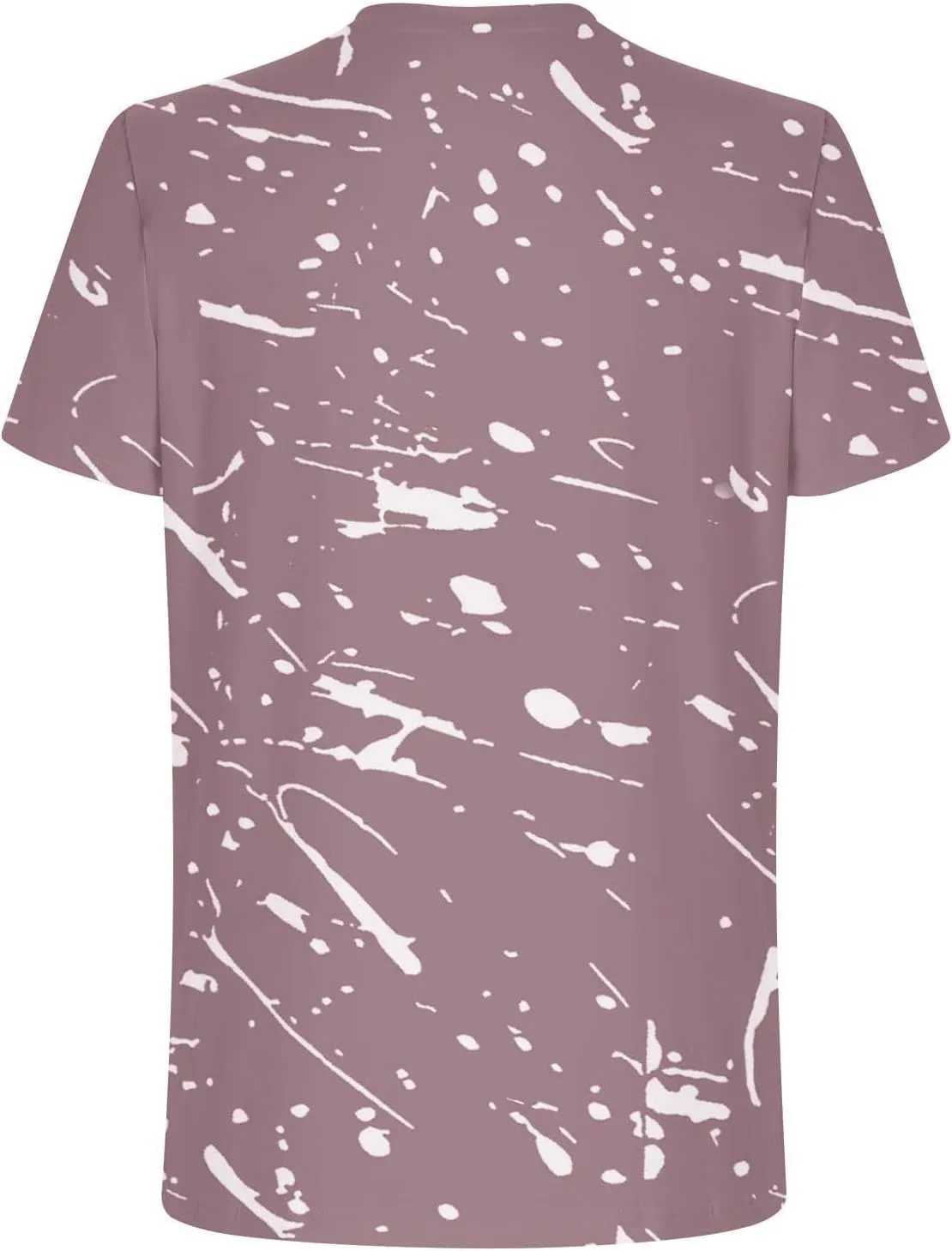 Men's Casual Printed T Shirt Crew Neck Short Sleeve Loose Fit Pullover Plus Size Breathable Sports Wear Stylish Summer Top
