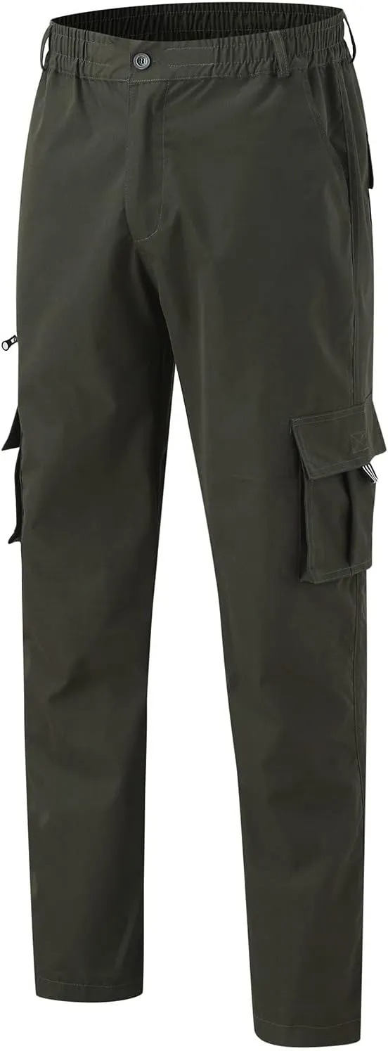 Men's Cotton Casual Sweatpants Color Pocket Trousers Loose Sports Trousers Sweatpants Track Training Athletic Jogger