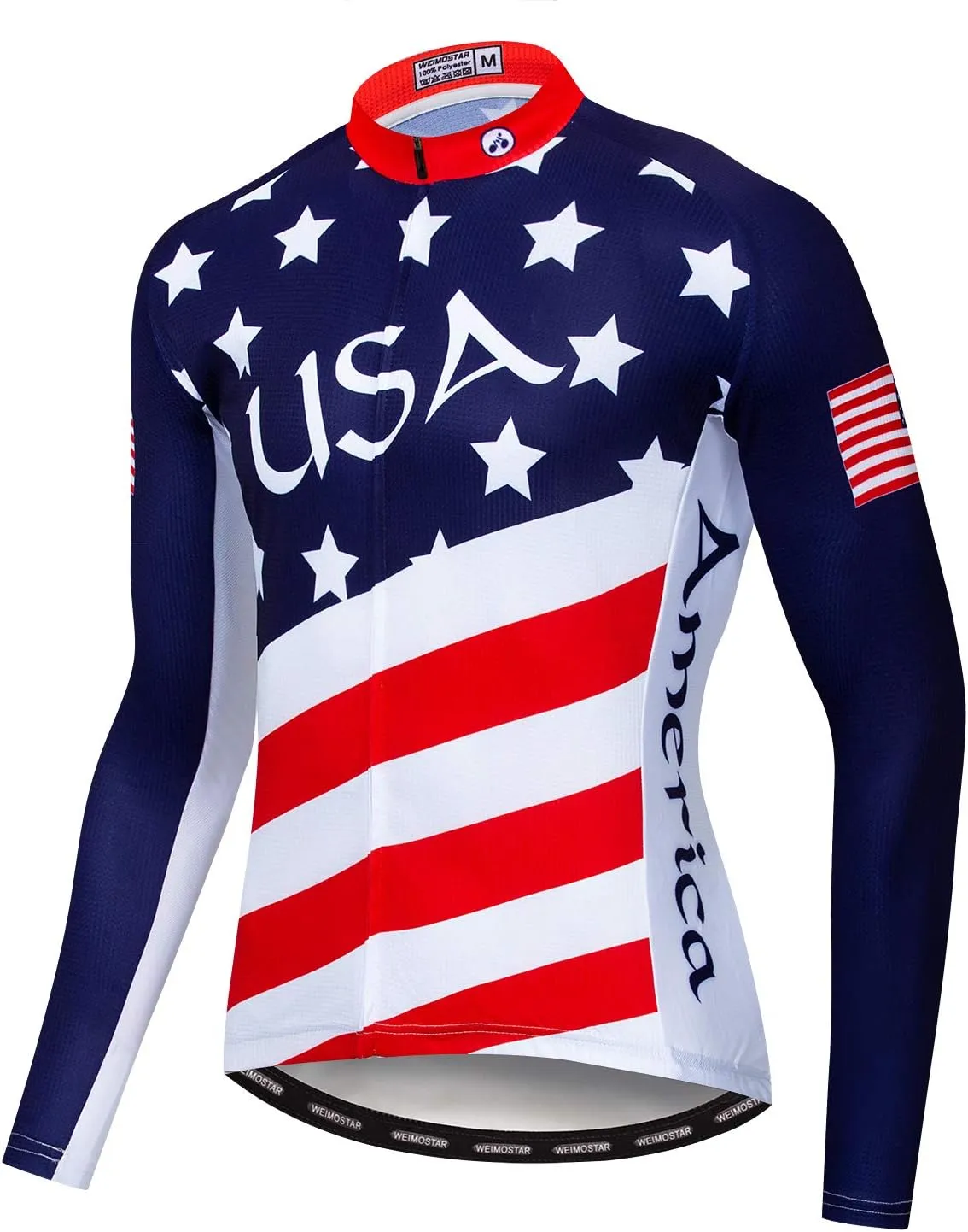 Men's Cycling Jersey Long Sleeve Sports Wear Bicycle Cycle Bike Shirt Top
