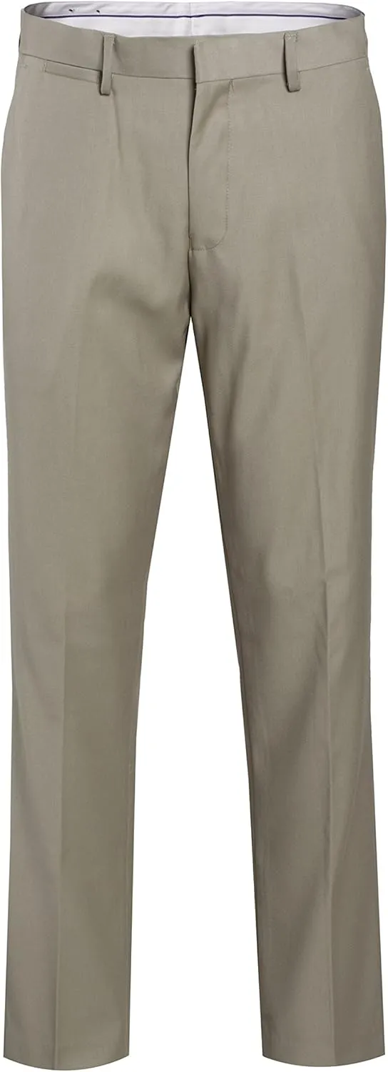 Men's Premium Slim Fit Flat Front Dress Pants - Many Colors