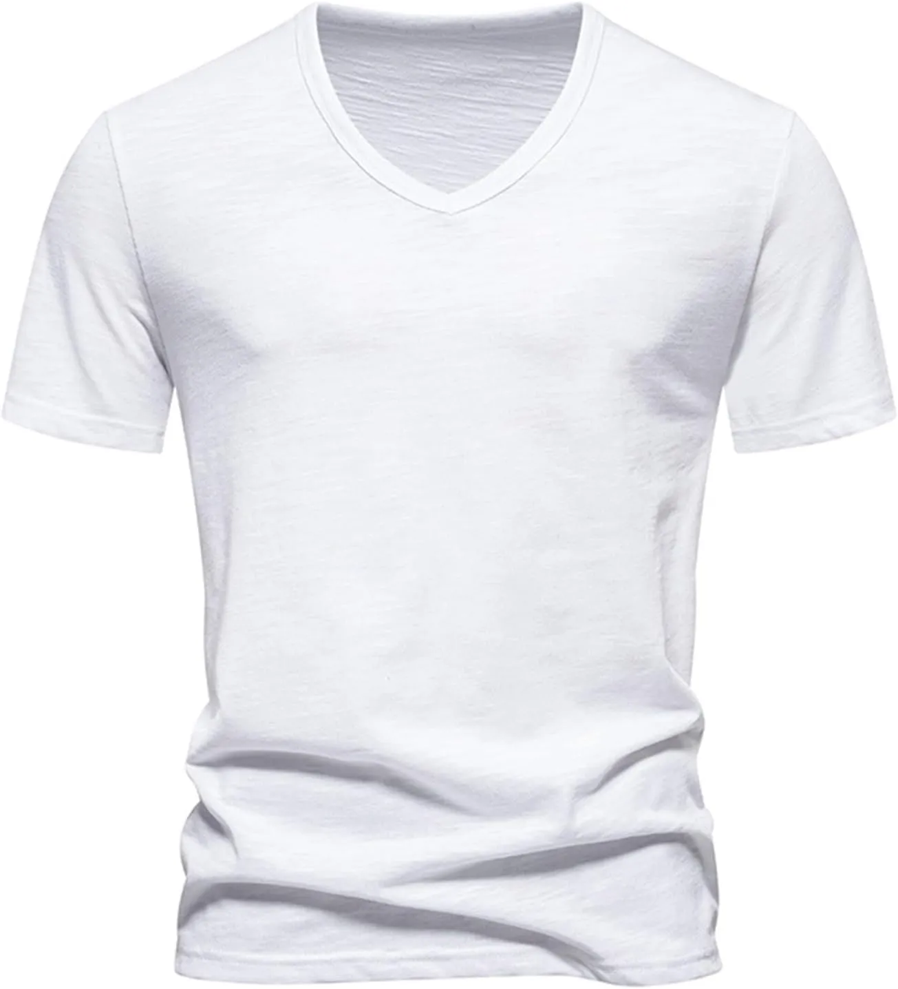 Mens Shirts Casual V Neck Workout Shirts Quick Dry Breathable Running Short Sleeve Athletic Gym Performance Tee Tops
