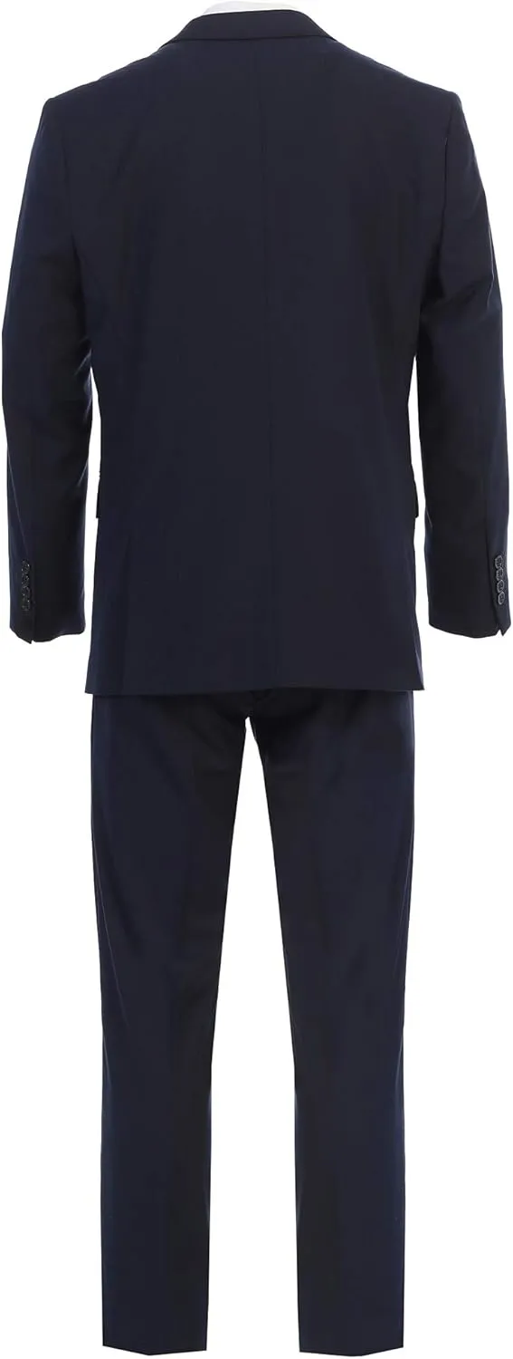 Men's Slim Fit Two Button Three Piece Suit - Many Colors