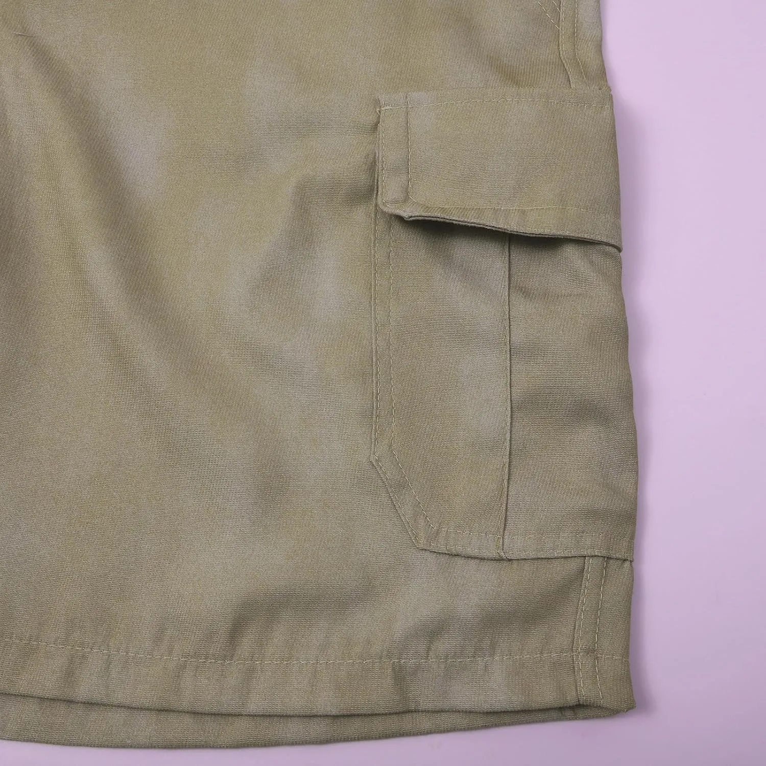 Mens Stylish Cargo Shorts with Pocket Casual Hiking Utility Work Shorts Ripstop Tactical Retro Shorts Summer Shorts