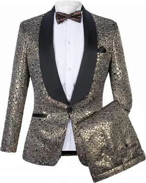 Men's Suits Slim Fit Tuxedos for Men Prom Casual Wedding Party