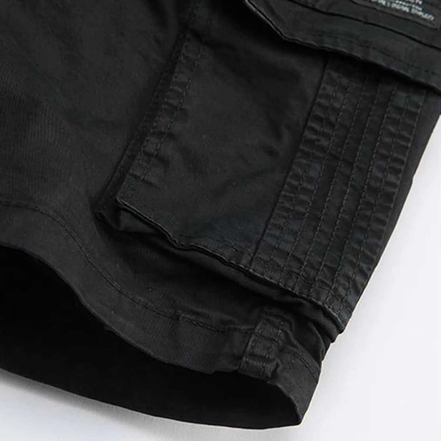 Muscularfit Mens Drawstring Shorts Summer Casual Cotton Elastic Waist Multi Pockets Cargo Shorts Fashion Work Utility Shorts